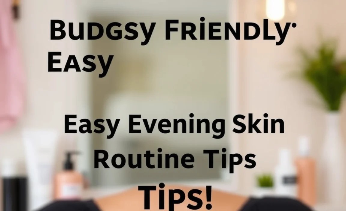 Budget-Friendly: Easy Evening Skin Routine Tips!