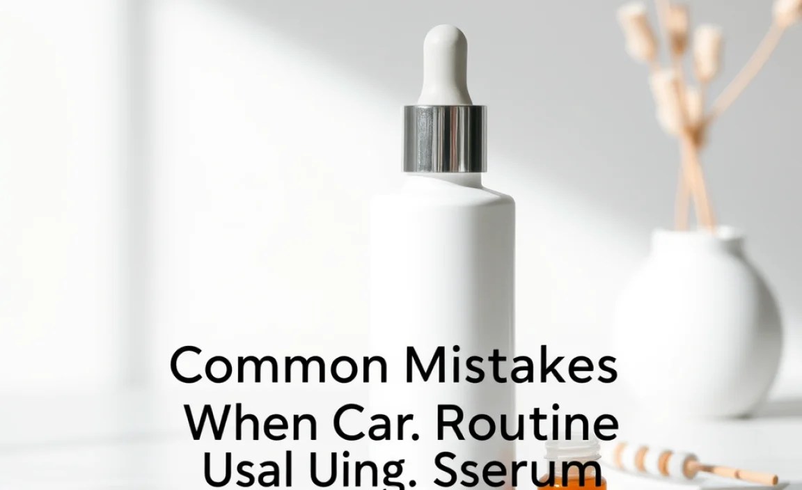 Common Mistakes When Using Serums