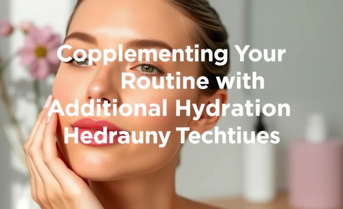 Complementing Your Routine with Additional Hydration Techniques