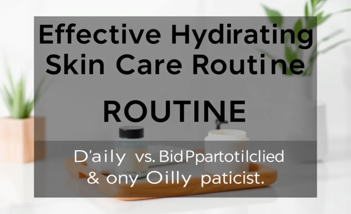 Daily vs. Weekly Hydration Practices