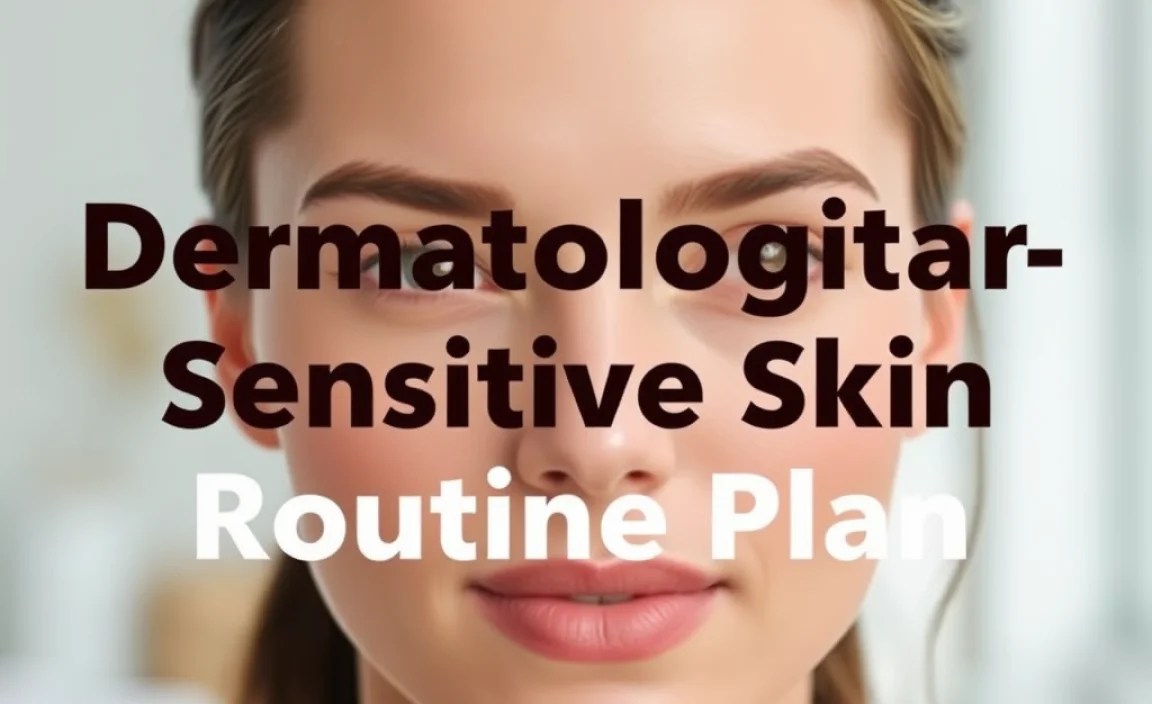 Dermatologist-Approved Sensitive Skin Routine Plan