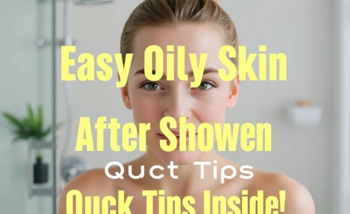 Easy Oily Skin Routine After Shower: Quick Tips Inside!