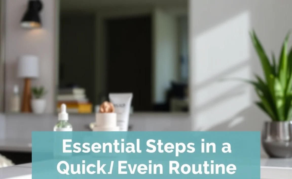 Essential Steps in a Quick Evening Routine