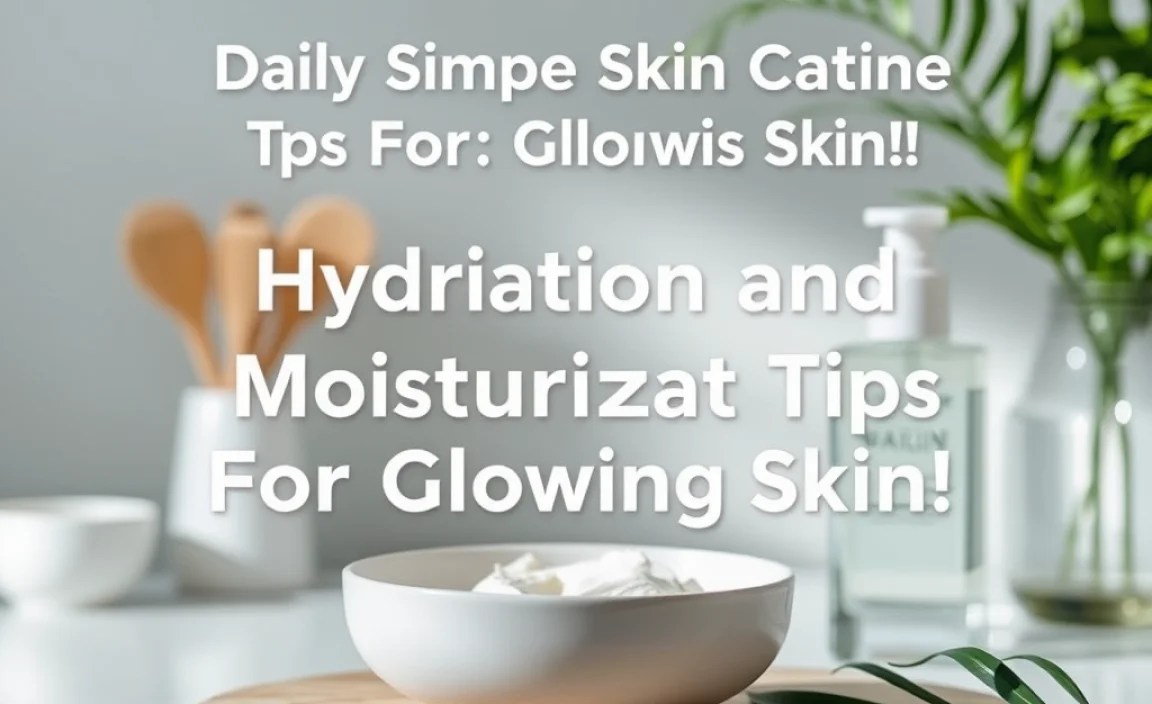 Hydration and Moisturization Tips