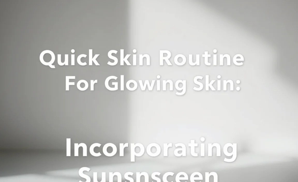 Incorporating Sunscreen