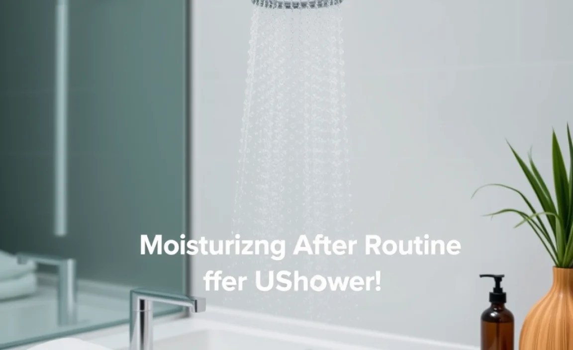 Moisturizing After Showering