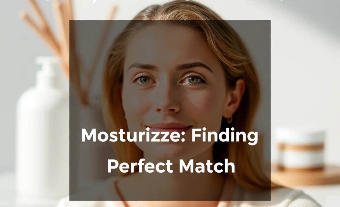 Moisturizing: Finding Your Perfect Match