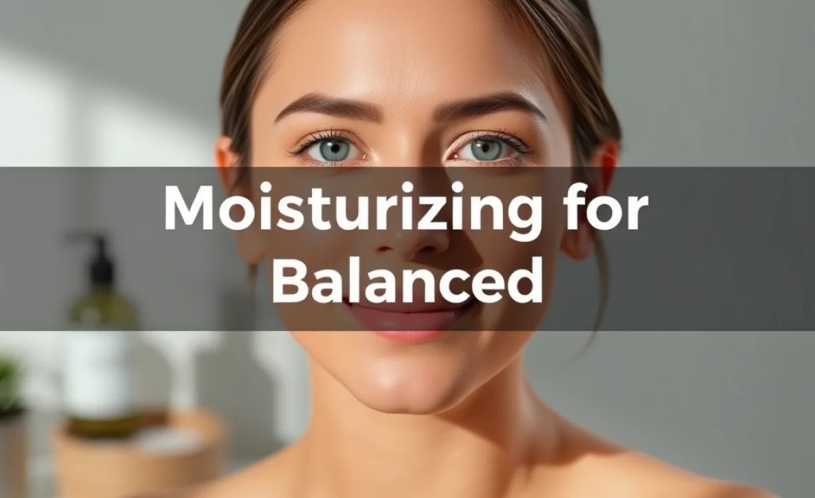 Moisturizing for Balanced Hydration