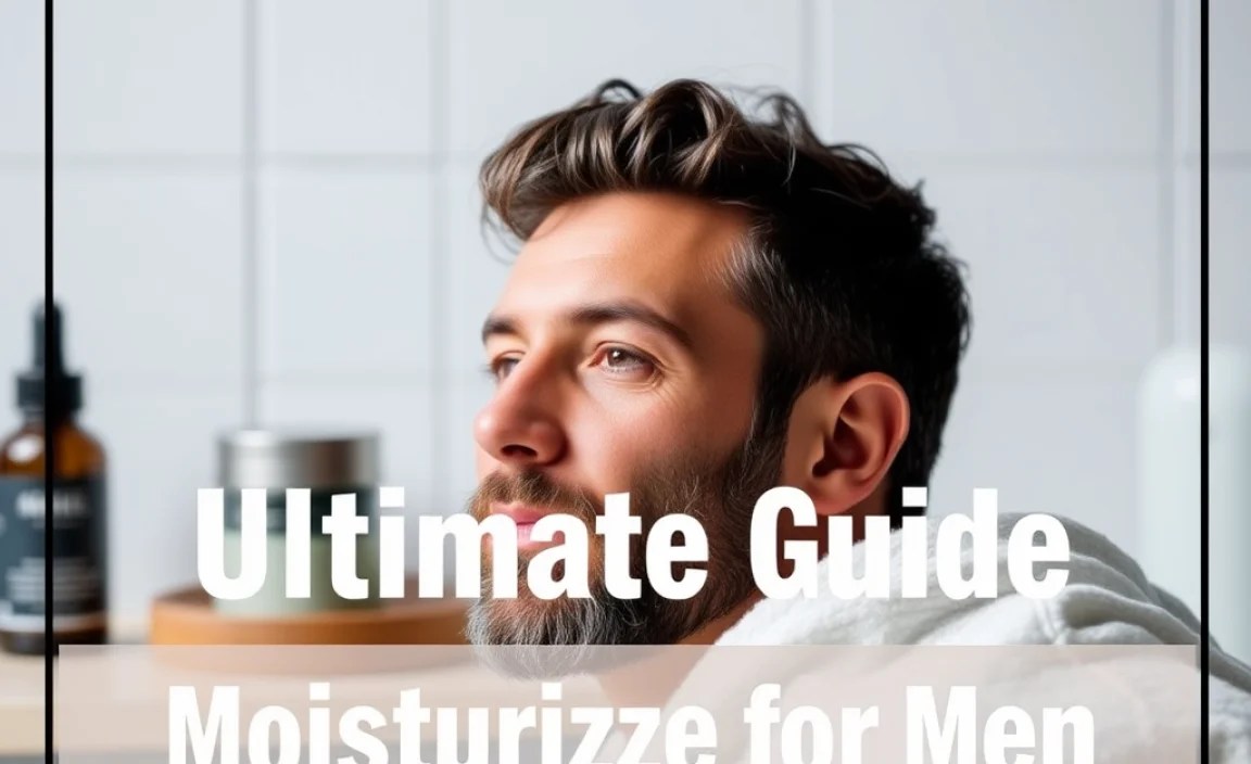 Moisturizing for Men