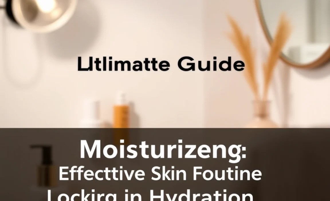 Moisturizing: Locking in Hydration