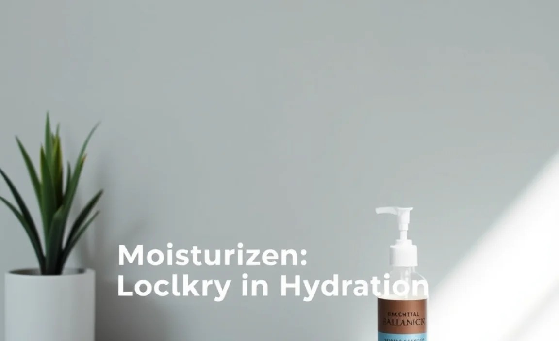 Moisturizing: Locking in Hydration
