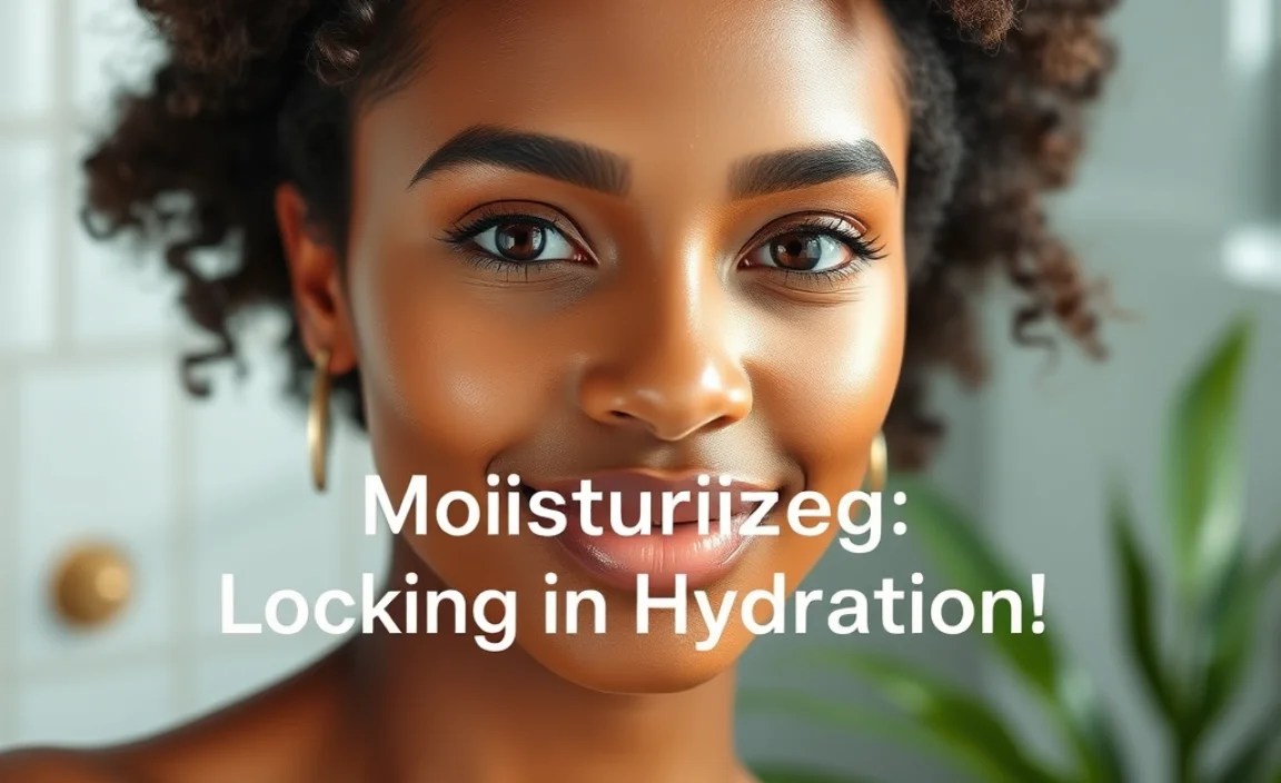Moisturizing: Locking in Hydration
