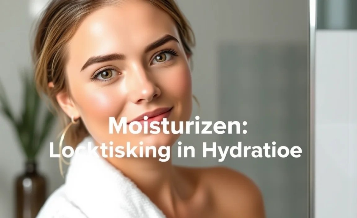 Moisturizing: Locking in Hydration