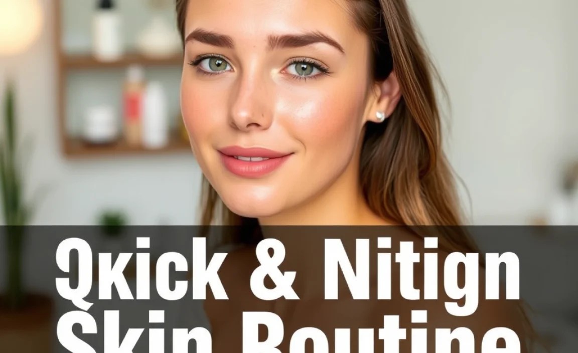 Quick Combination Skin Routine: Day & Night Essentials