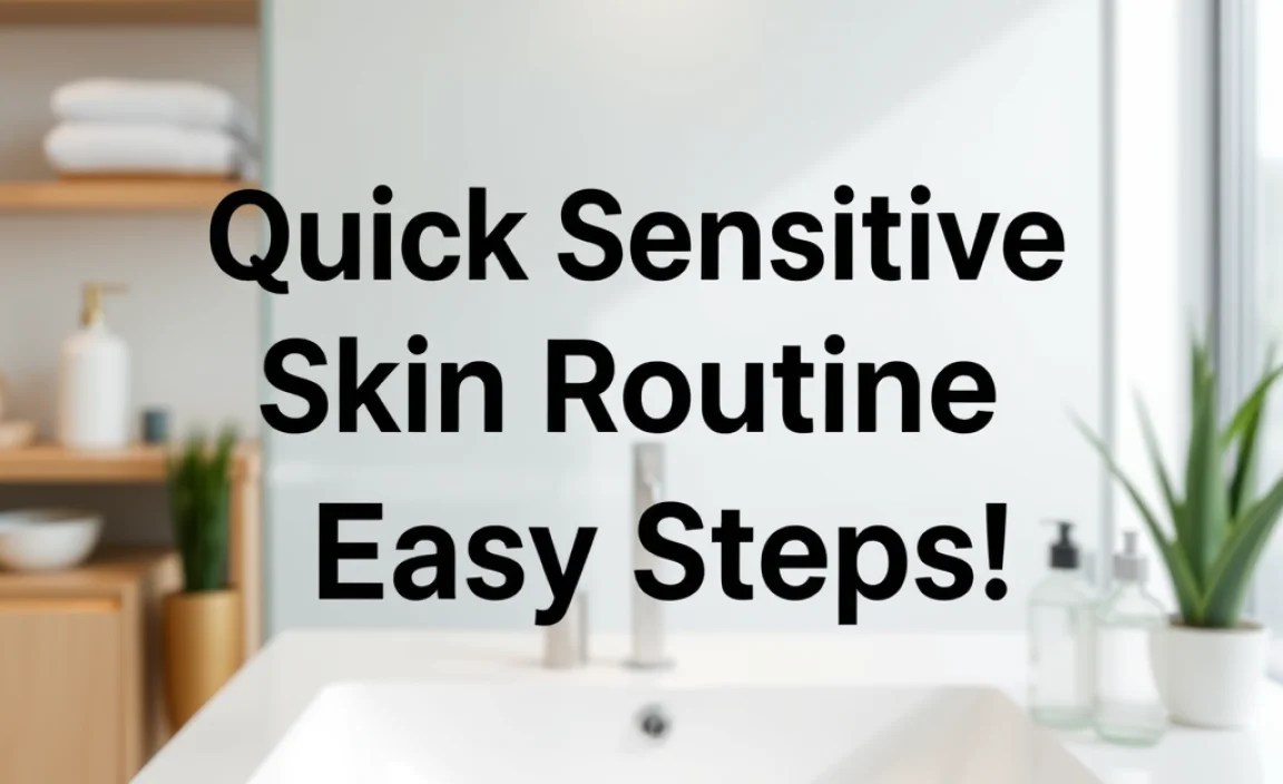 Quick Sensitive Skin Routine For Aging Skin: Easy Steps!