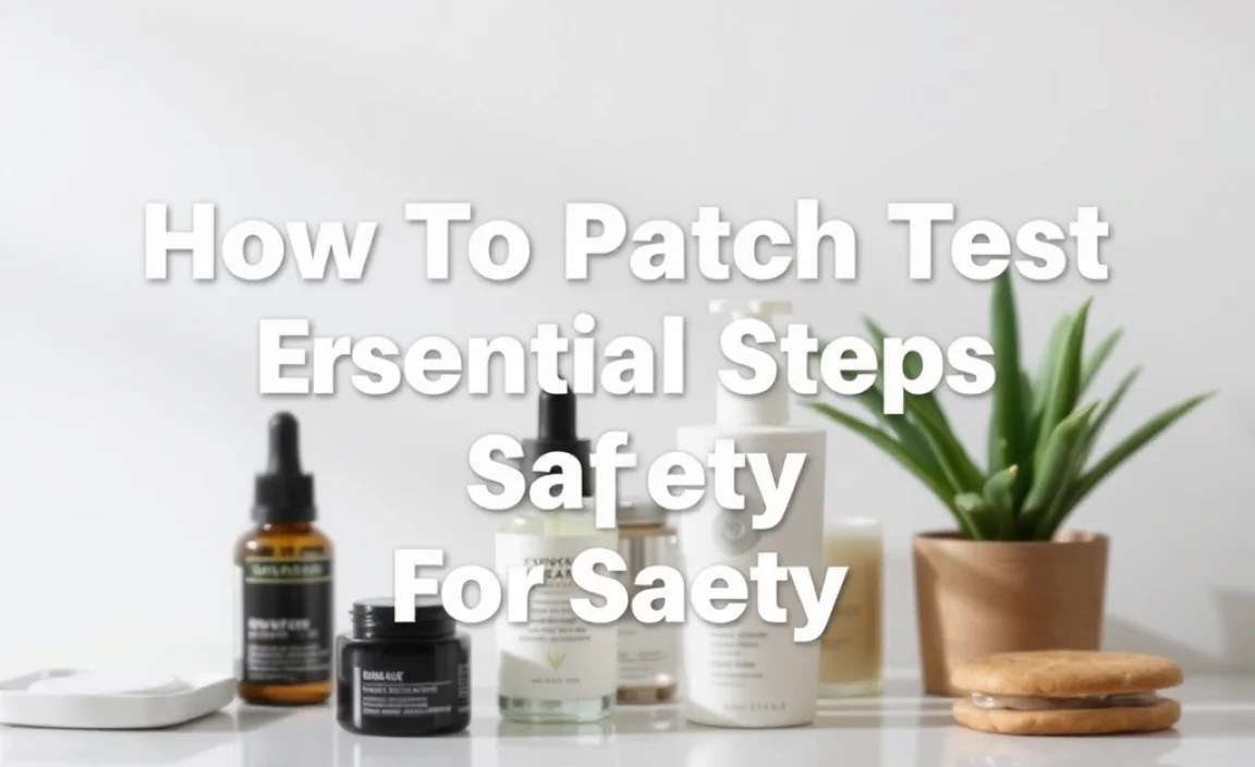 Selecting Products for Patch Testing
