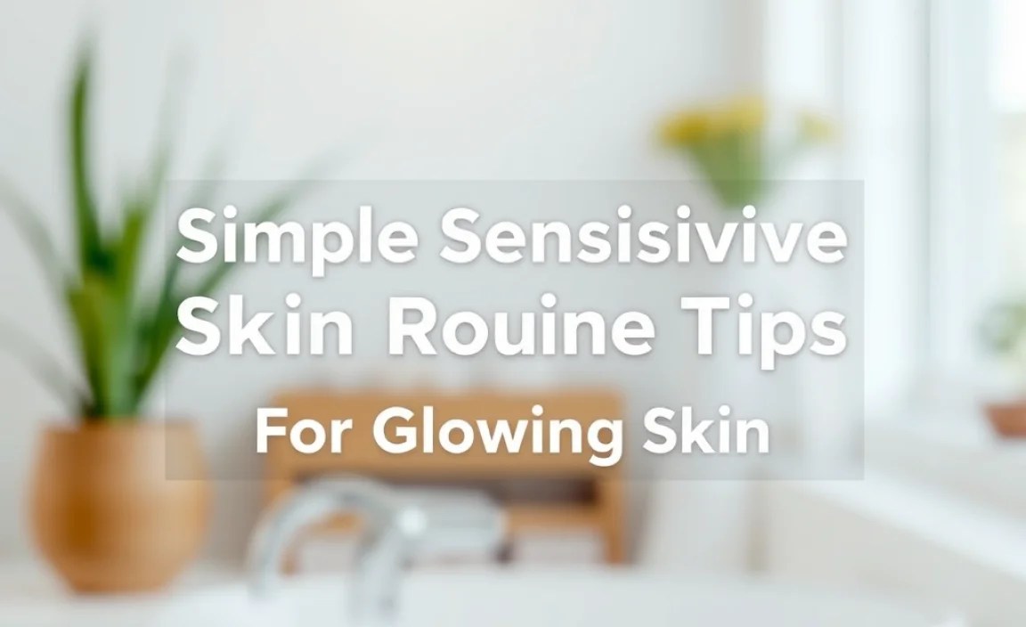 Simple Sensitive Skin Routine Tips For Glowing Skin