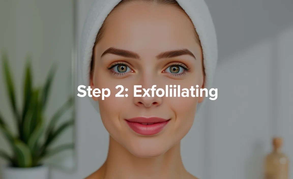 Step 2: Exfoliating