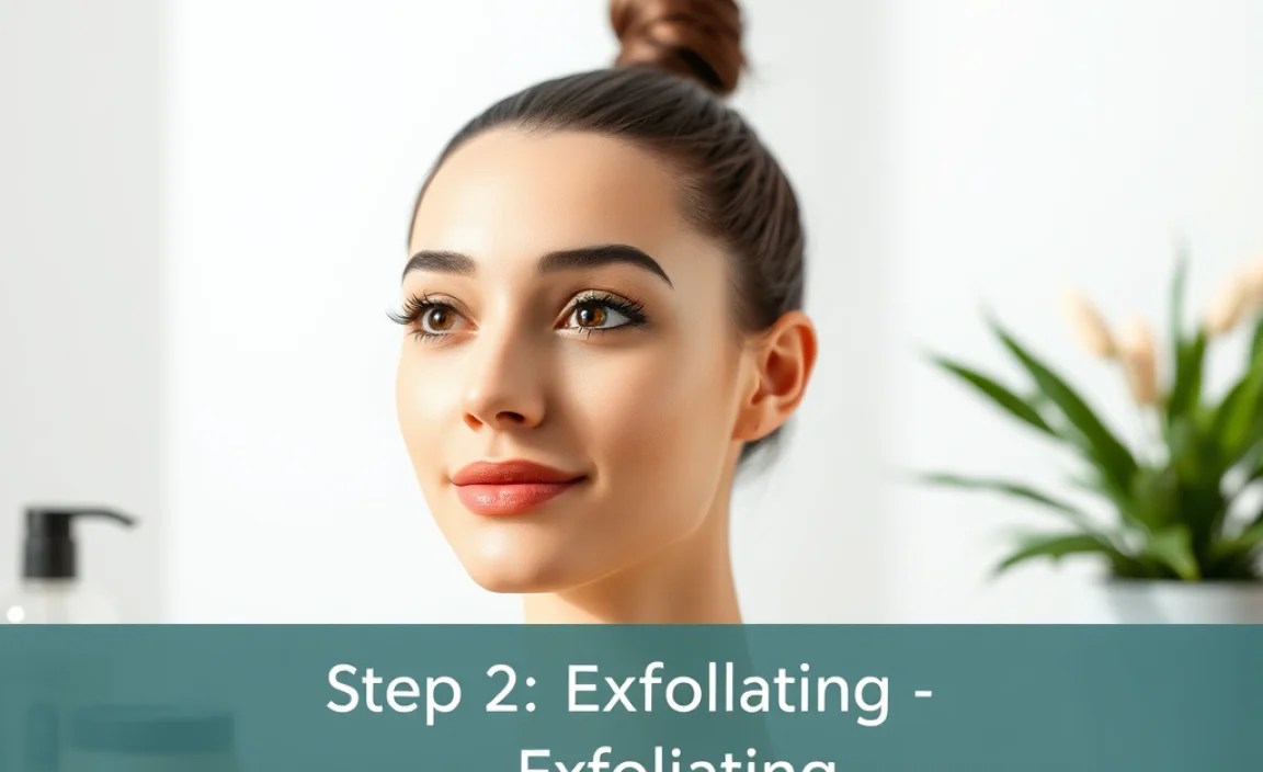 Step 2: Exfoliating