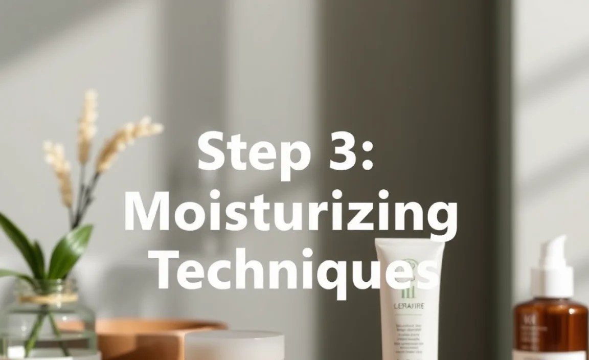 Step 3: Moisturizing Techniques