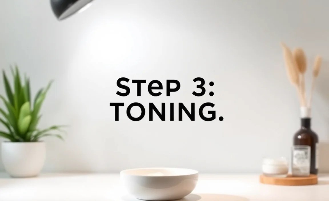 Step 3: Toning