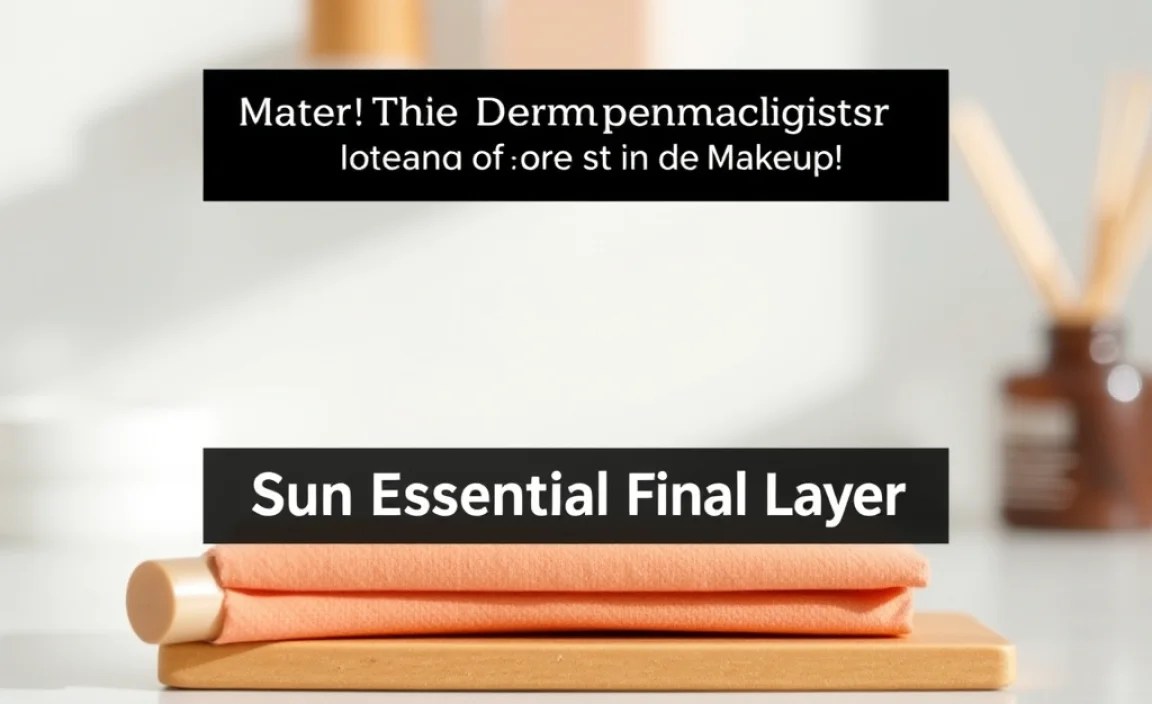 Sunscreen: The Essential Final Layer