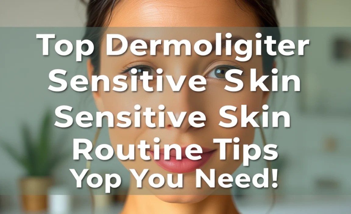 Top Dermatologist Sensitive Skin Routine Tips You Need!