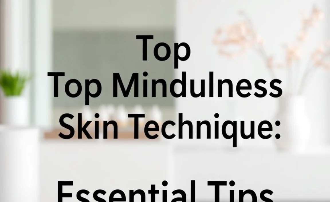 Top Mindfulness Skin Care Techniques: Essential Tips