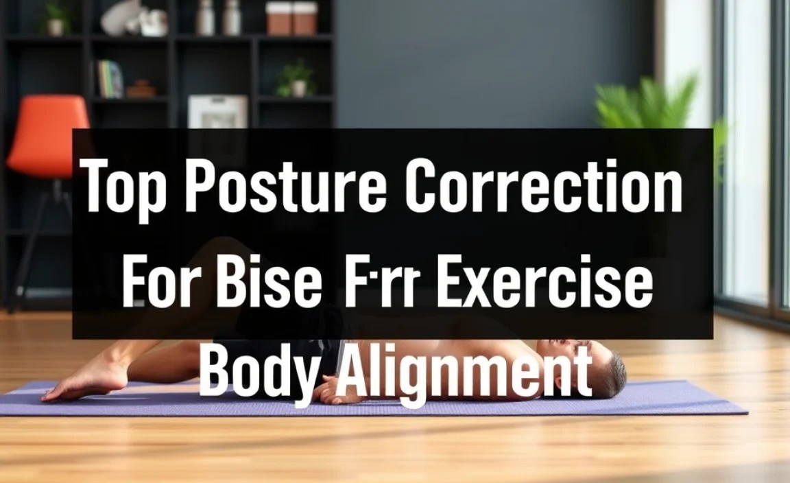 Top Posture Correction Exercises For Body Alignment