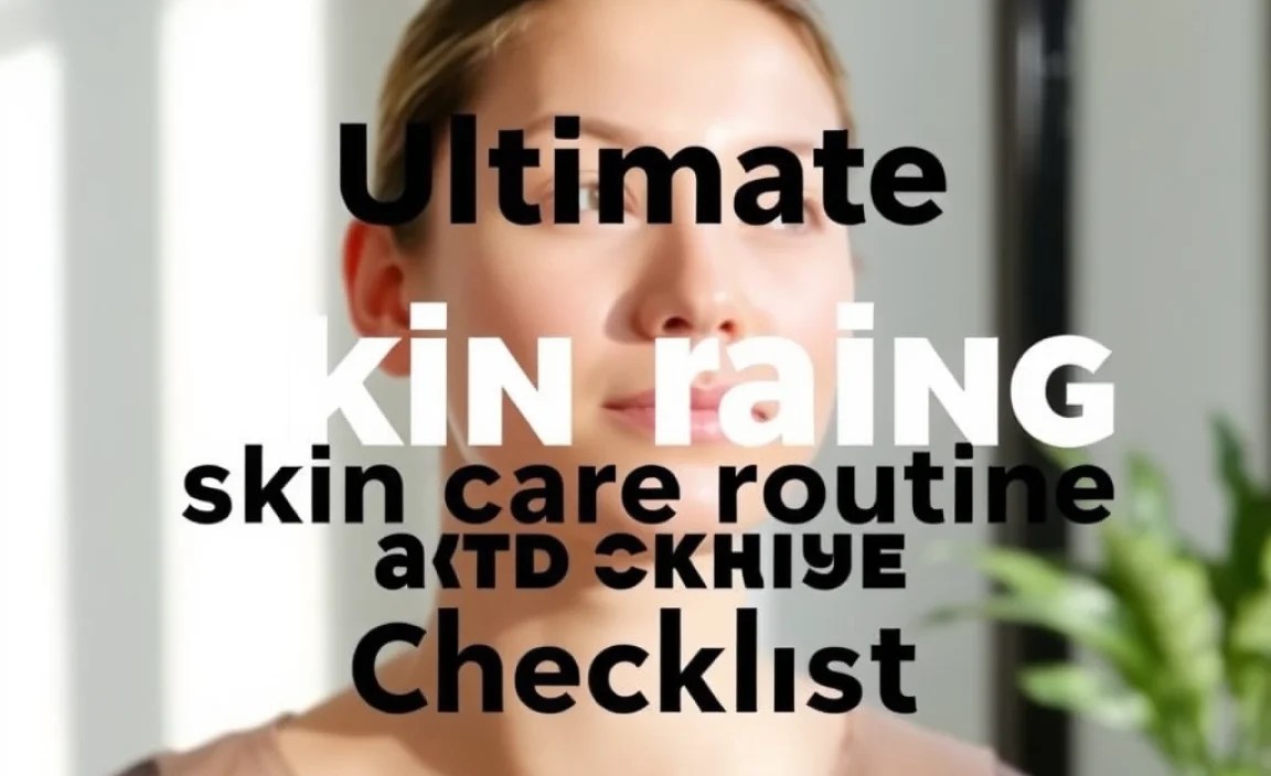 Ultimate Quick Hydrating Skin Care Routine Checklist