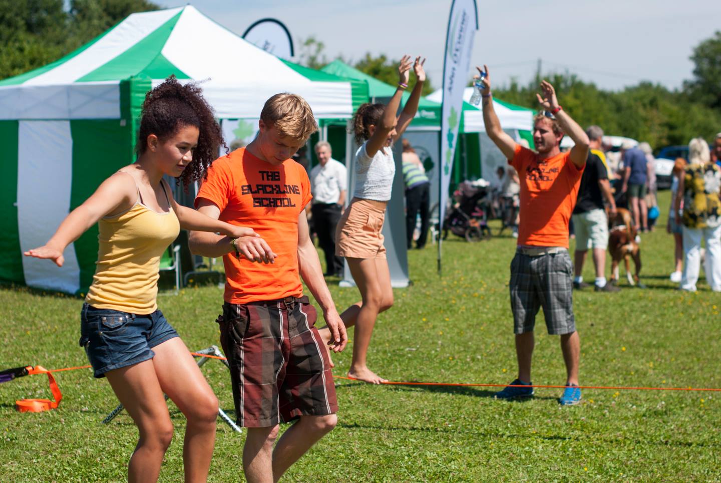The Slackline School Lustleigh Village Show