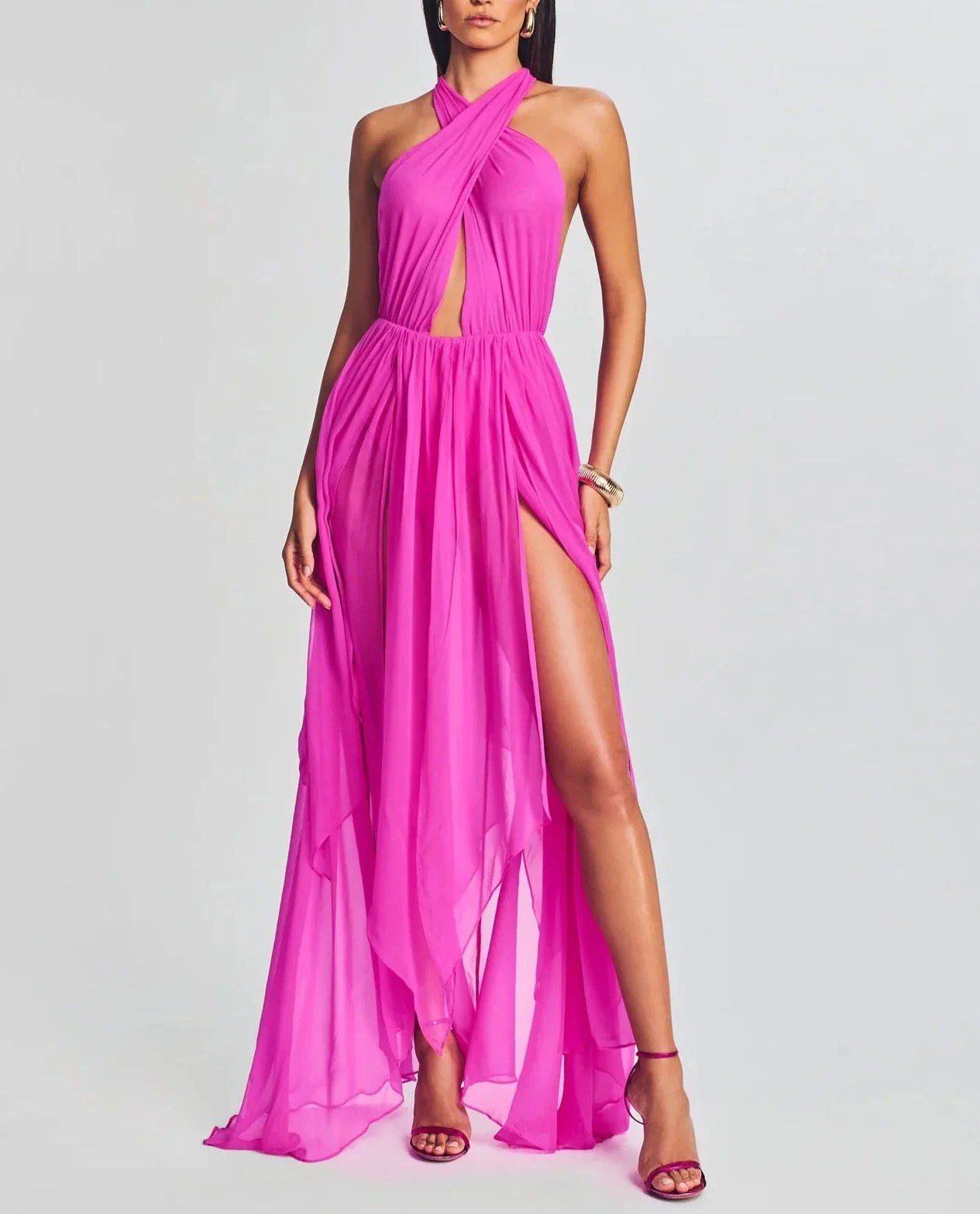 RETROFETE INA SILK DRESS TheLuxeLend