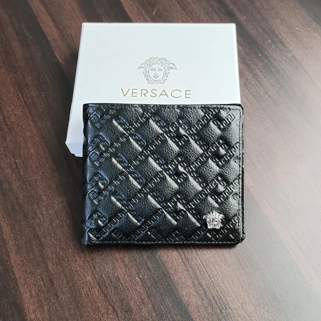 Buy Versace Classic Embossed Men's Wallet Online