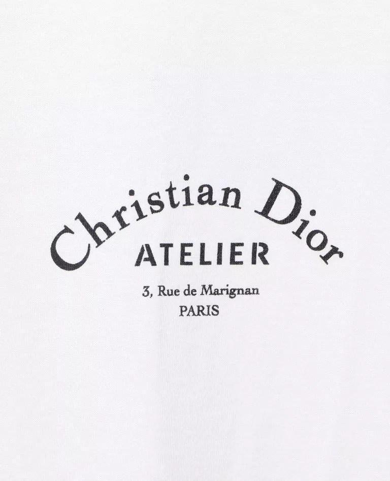 Dior white Atelier TShirt DIOR THÉM