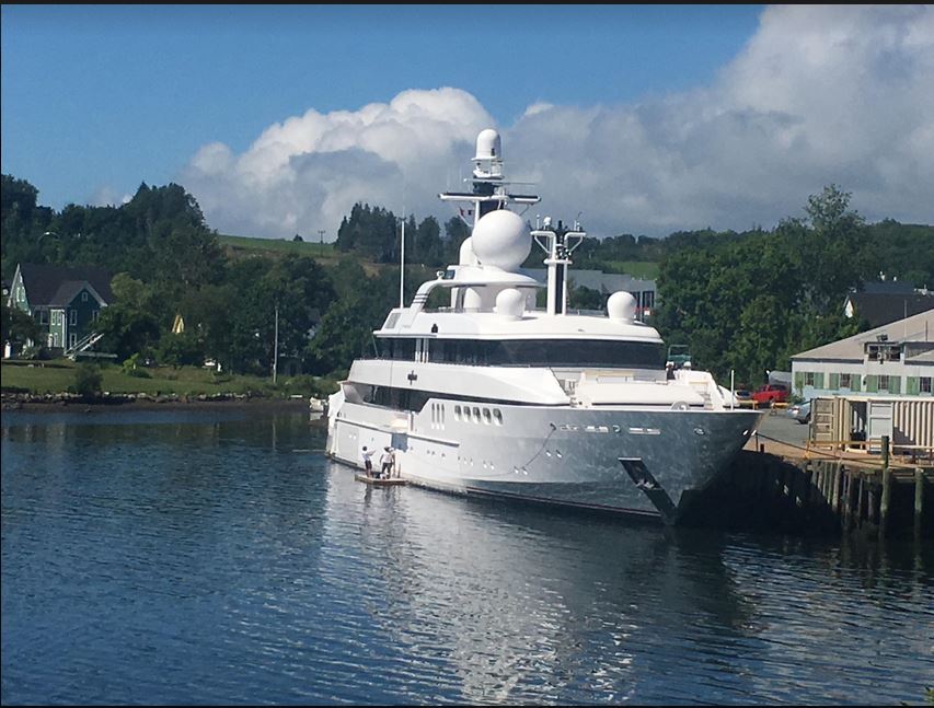 Peter Kinley's Lunenburg Shipyard Hosts The Rich & Famous & A 70Million Yacht The Macdonald