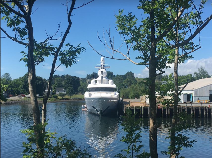 Peter Kinley's Lunenburg Shipyard Hosts The Rich & Famous & A 70Million Yacht The Macdonald