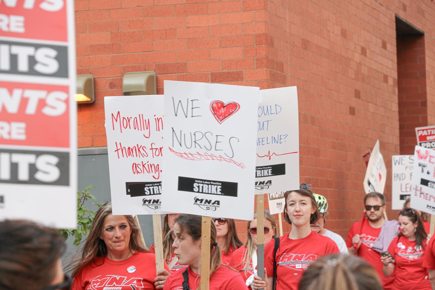 Saint Paul nurses go on strike The Mac Weekly