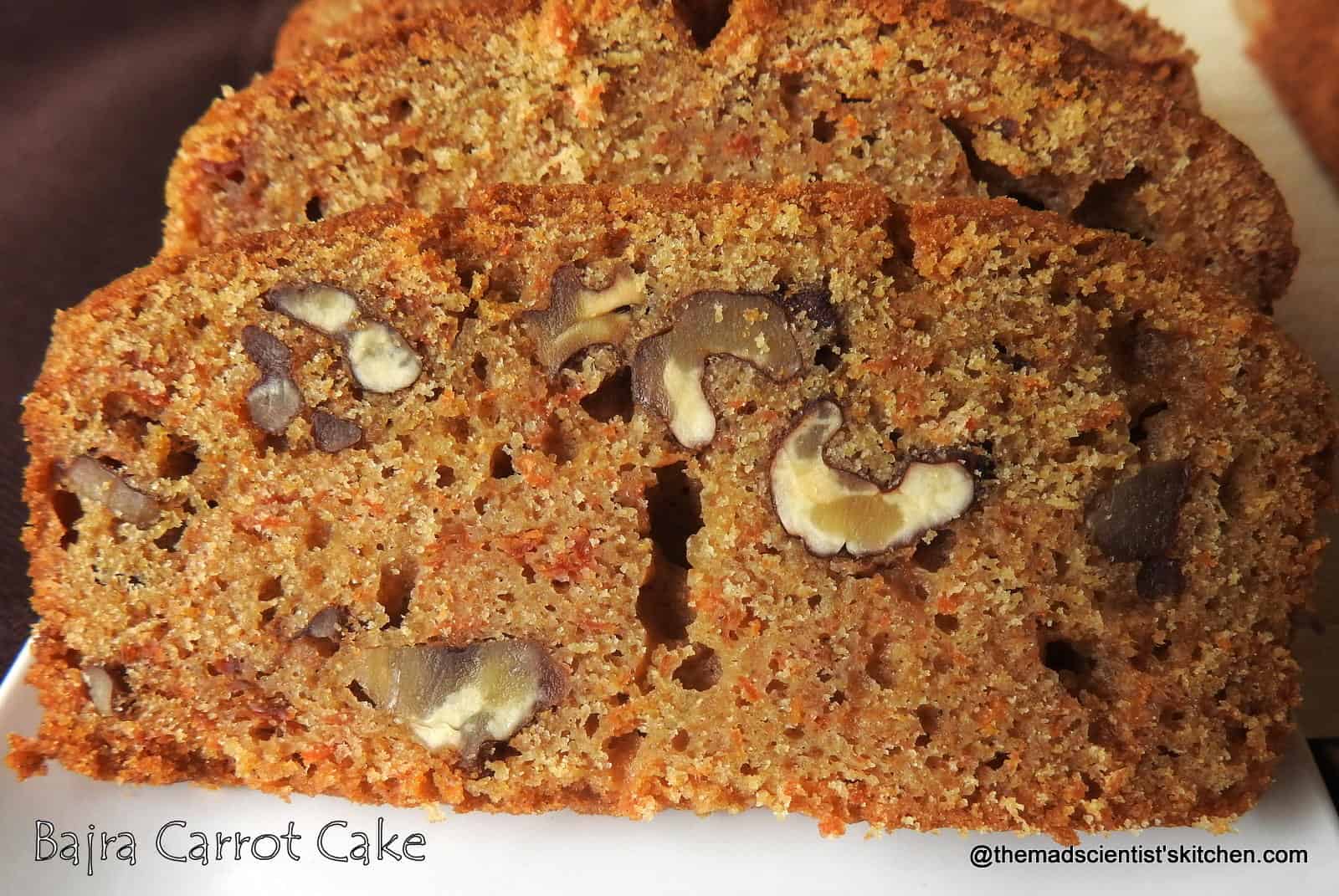 Bajra Carrot Cake Pearl Millet Recipes Millets Special