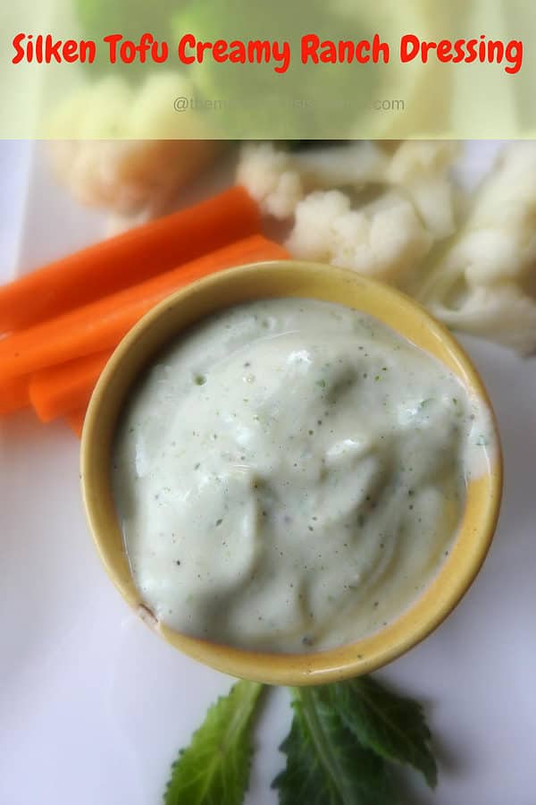 Silken Tofu Creamy Ranch Dressing