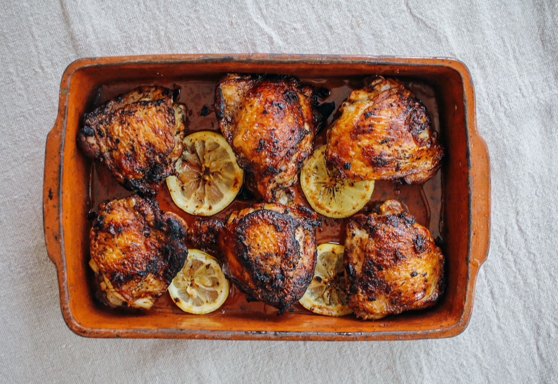 Oven Roasted Chicken thighs The Mad Table