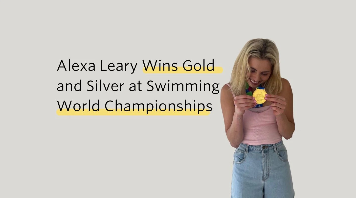 Alexa Leary Wins Gold and Silver at Swimming World Championships