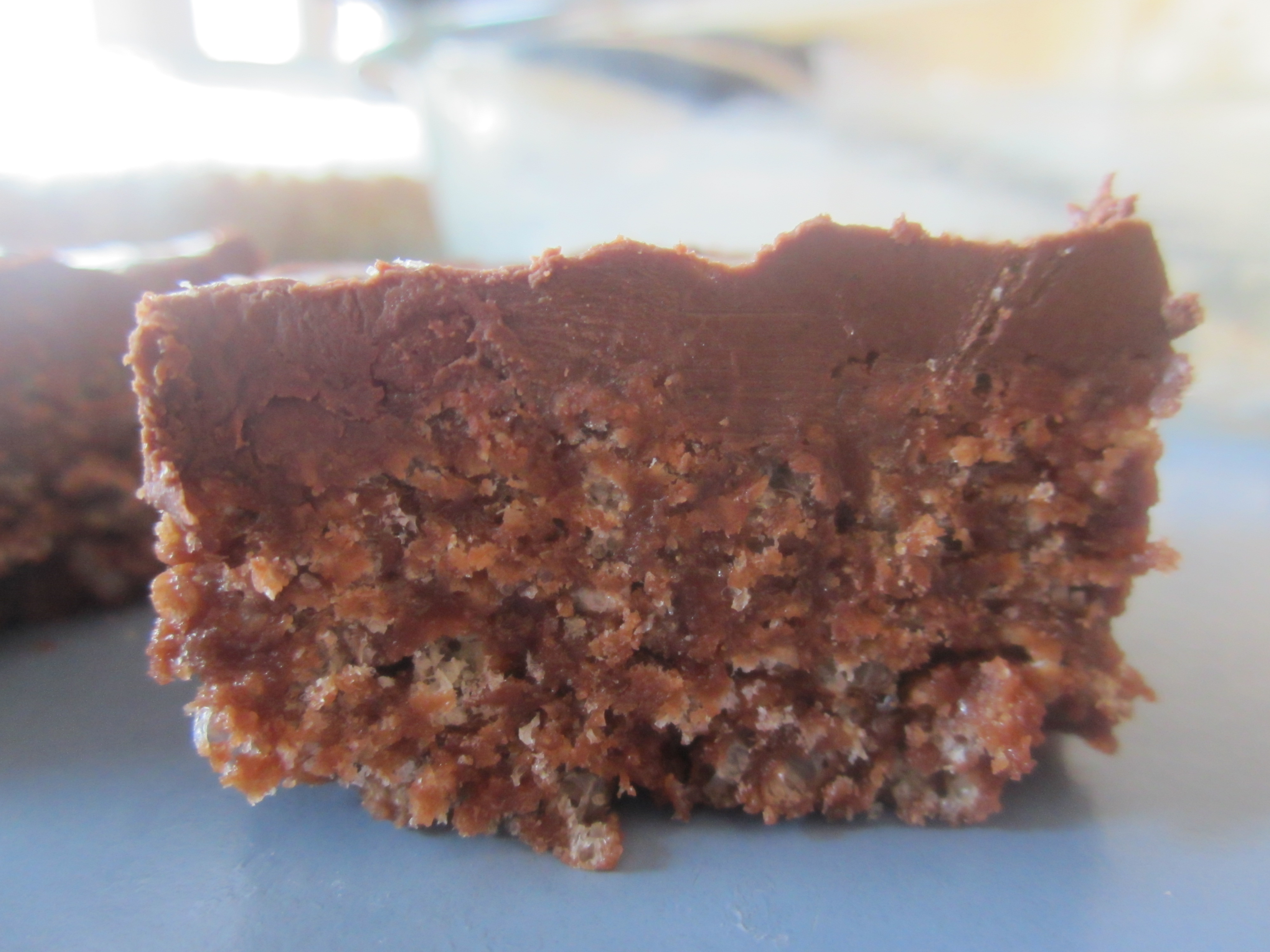 Wheatless Wednesday — Chocolate Hazelnut Crispy Bars The Magic Apron