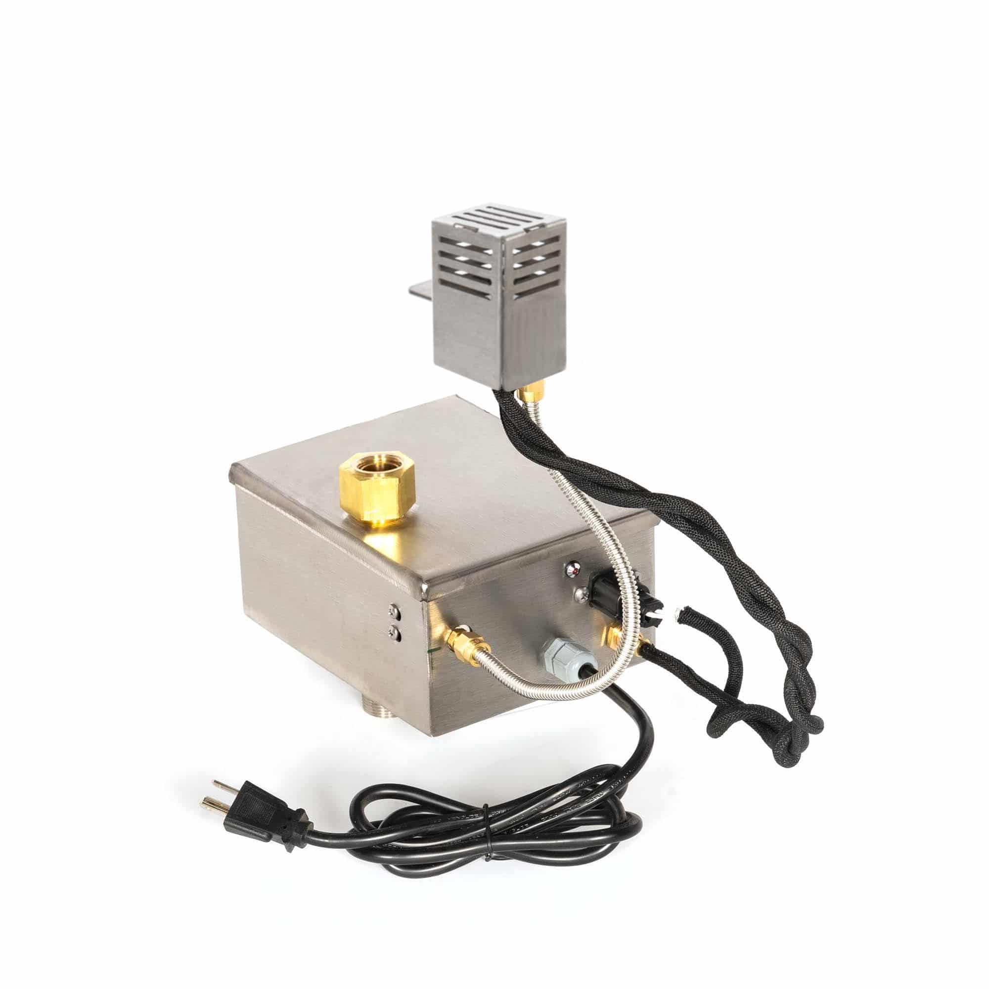 Rectangular Flat Fire Pit Kit with Electronic Ignition