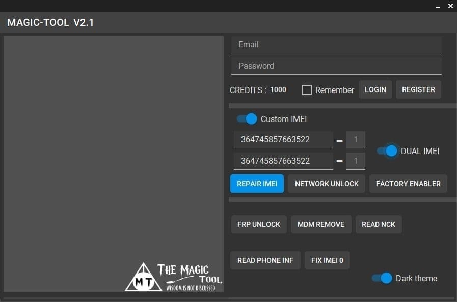 The Magic tool Motorola [ Repair IMEI, Factory Enable, MDM, FRP, UNLOCK