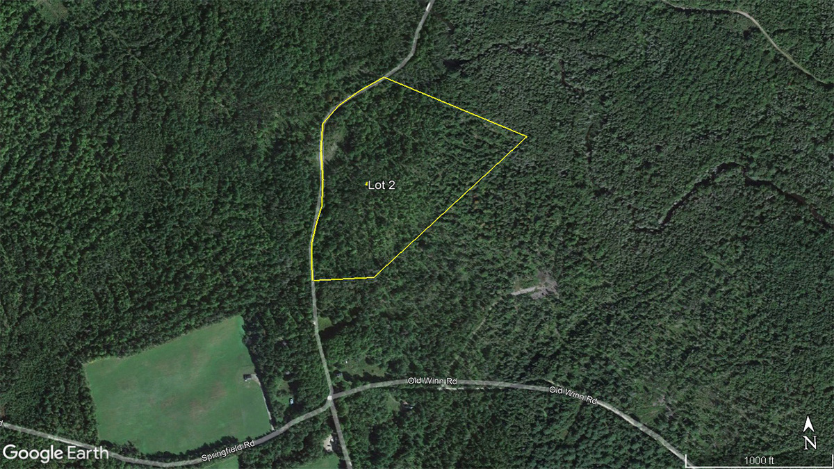 27.3 Acres Of Land For Sale In Springfield, Maine Penobscot County