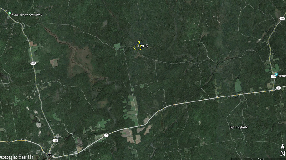 26.4 Acres Of Land For Sale In Springfield, Maine Penobscot County