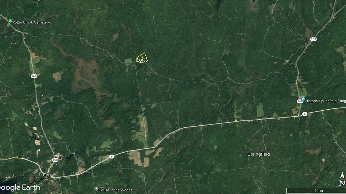 41.3 Acres Of Land For Sale In Springfield, Maine Penobscot County