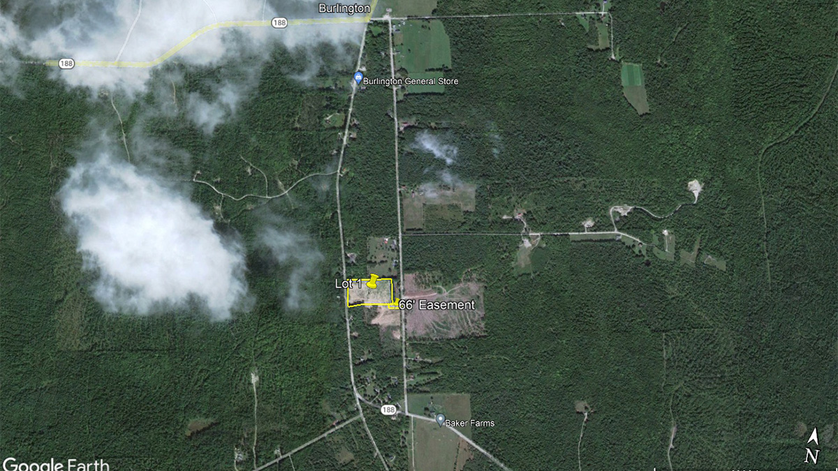 6.6 Acres Of Land For Sale In Burlington, Maine Penobscot County