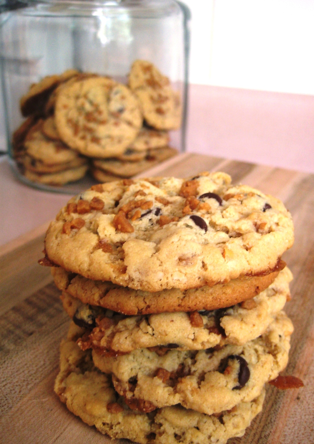 Peanut Butter Chocolate Oatmeal Skor Cookies The Male Baker