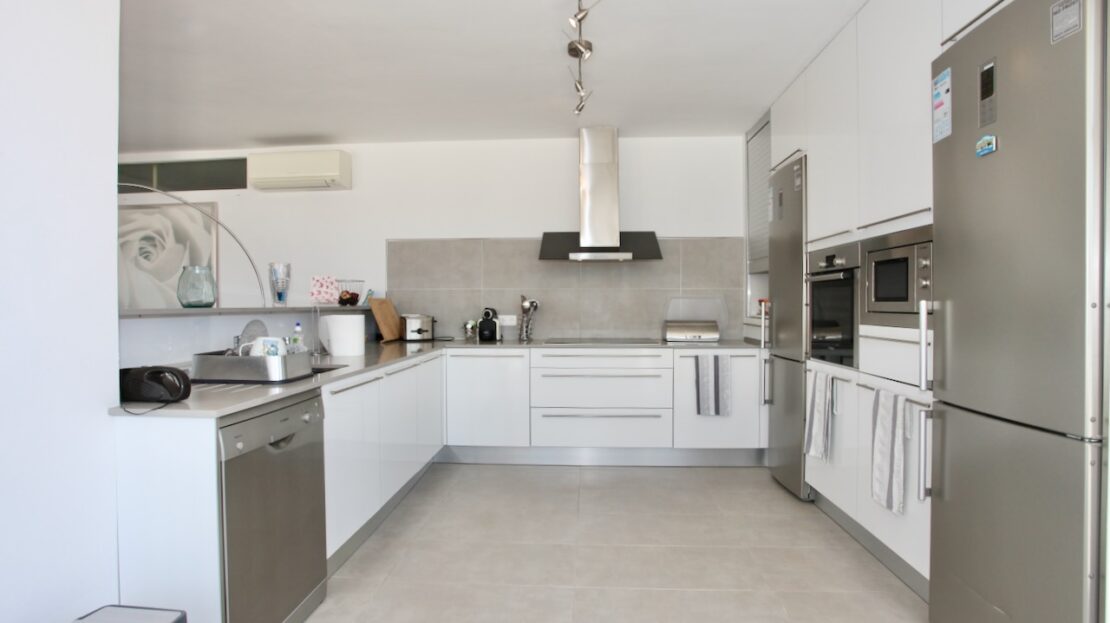 Luxury first line apartment with panoramic sea views in Calvia Beach